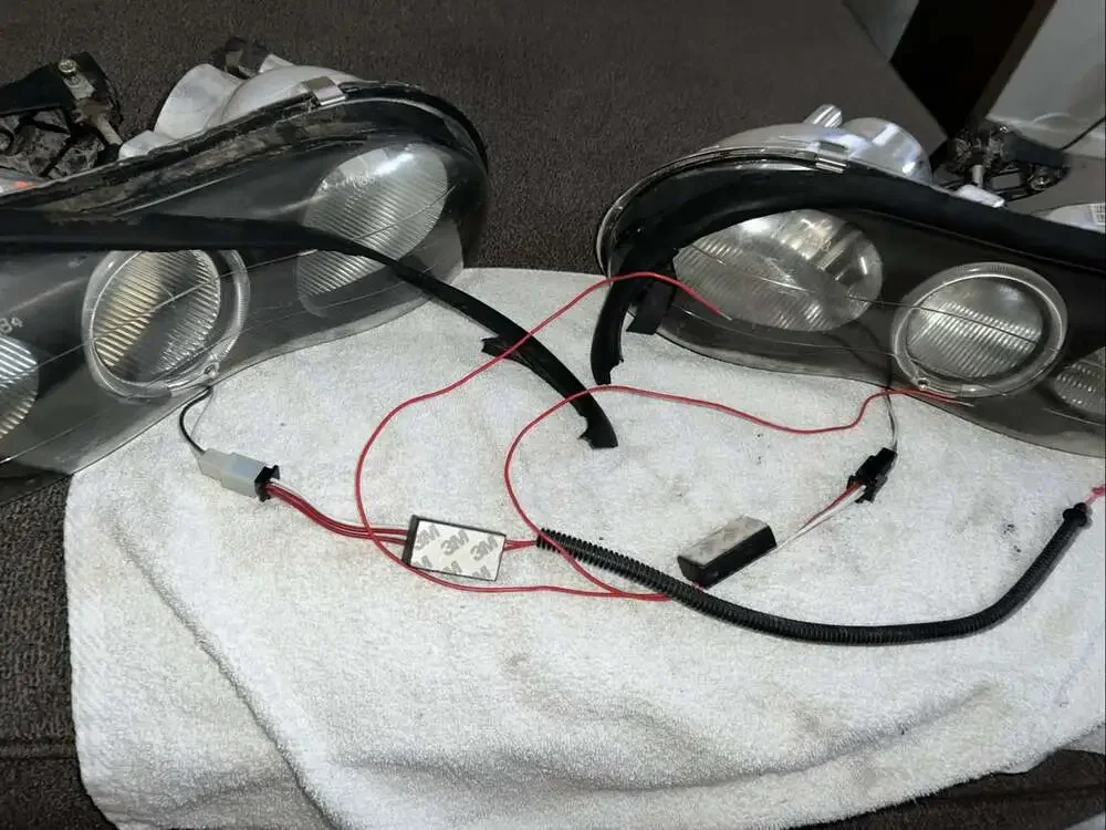 2002 CAMARO SS AFTERMARKET HEADLIGHTS HEAD LIGHTS